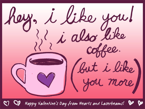 coffee and hearts