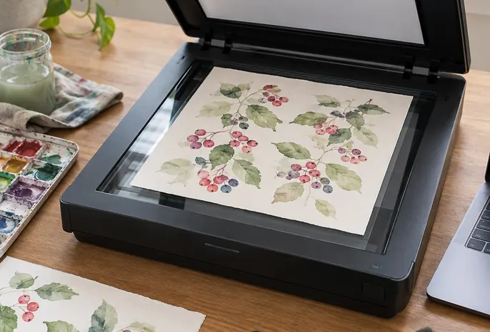 Image showing scan setup